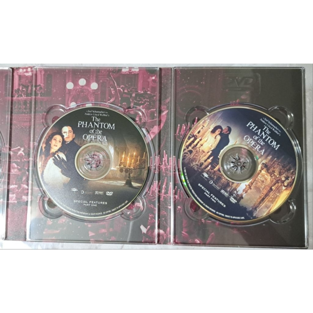 DVD 🌟絕版🌟 安德魯洛伊韋伯 歌劇魅影 三碟豪華珍藏版 3DVD (得利公司貨)-細節圖3