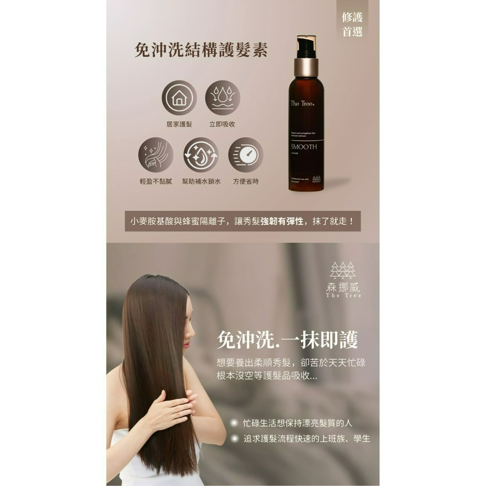 森 挪威｜免沖洗結構護髮素-細節圖4
