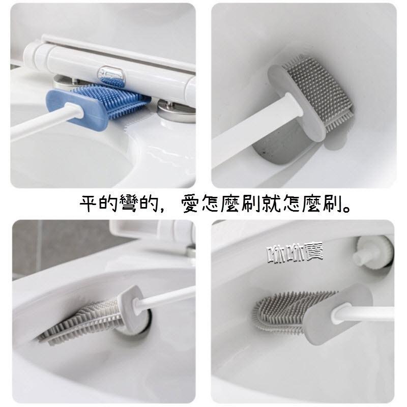 軟質矽膠馬桶刷 1組大小兩刷-細節圖4