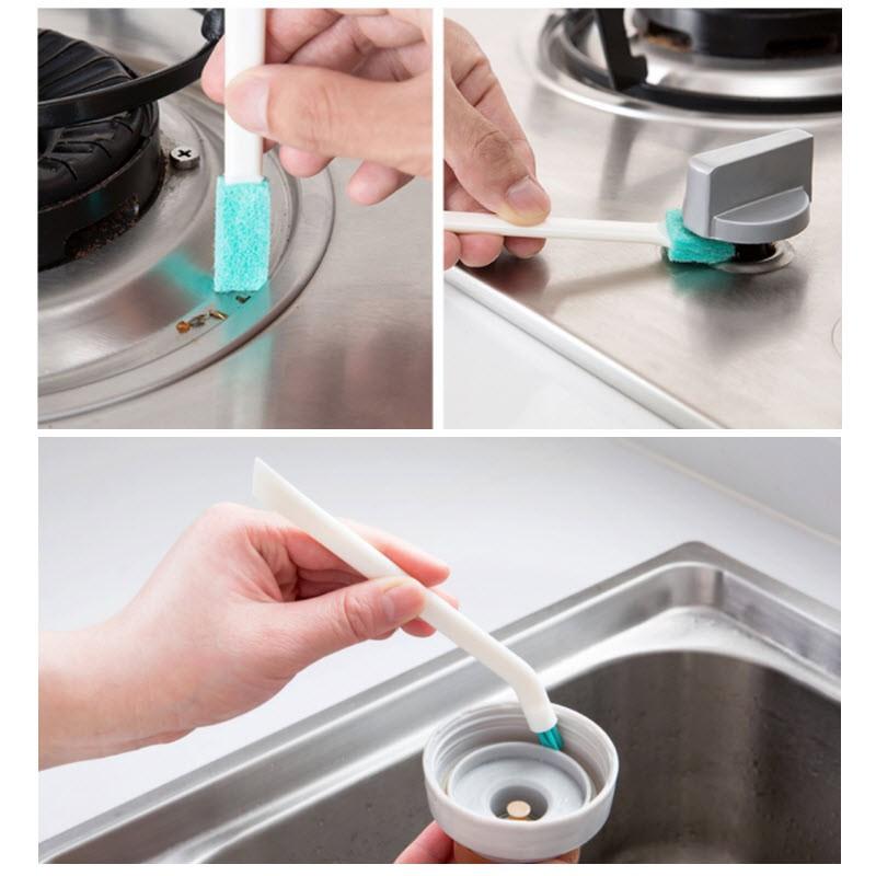 清潔小刷組(1組5入) 居家清潔 廚房清潔刷 角落刷 細縫刷 浴室縫隙清潔-細節圖6