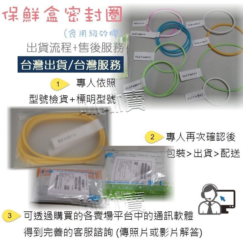 (台灣現貨) Lock LLG / LBF 保鮮盒密封條 玻璃盒替換密封圈膠條 矽膠圈 膠條 密封條 墊圈-細節圖2