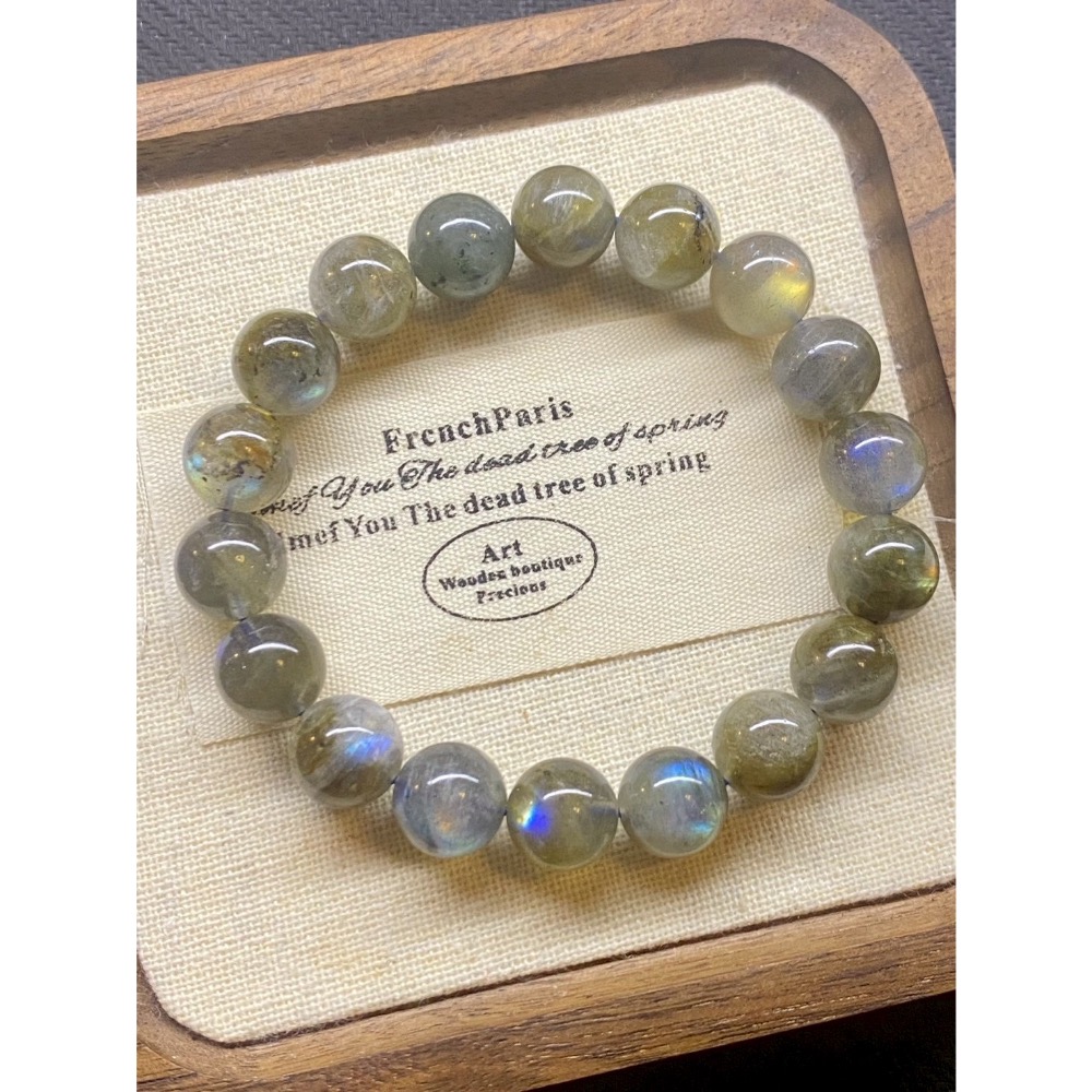 灰月光 粗獷野性美 高能量拉長石 稀有 黑體 顆顆帶光 實品更美手機拍不出 藍光彩光 收一件少一件 療癒精品-細節圖6