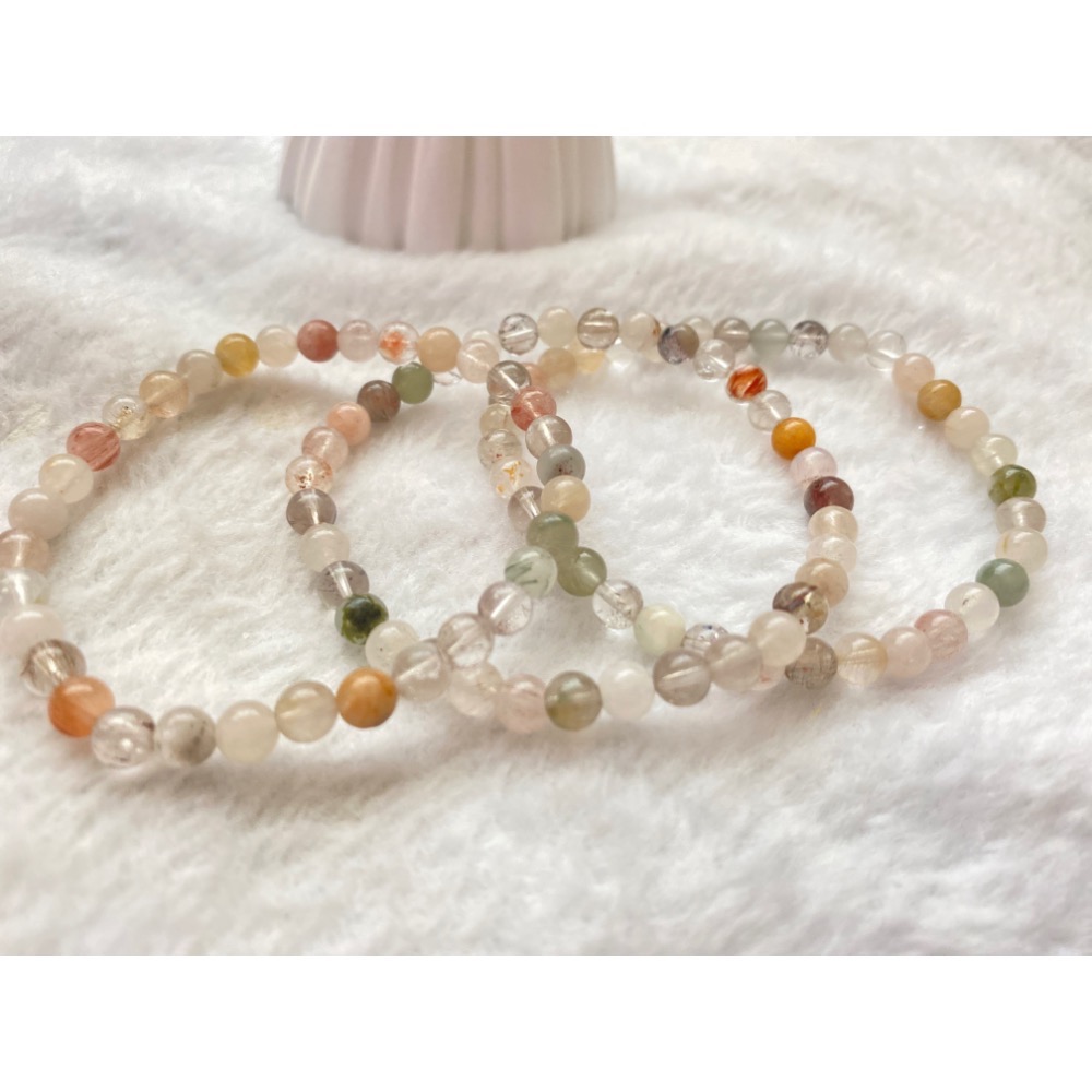 彩兔毛 5+ 精緻小巧款 天然 水晶 手飾-細節圖6