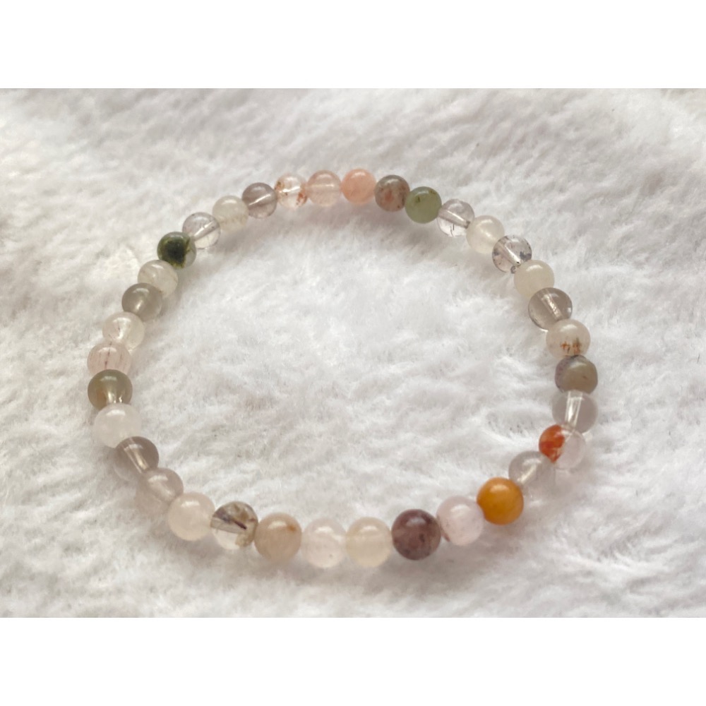 彩兔毛 5+ 精緻小巧款 天然 水晶 手飾-規格圖9