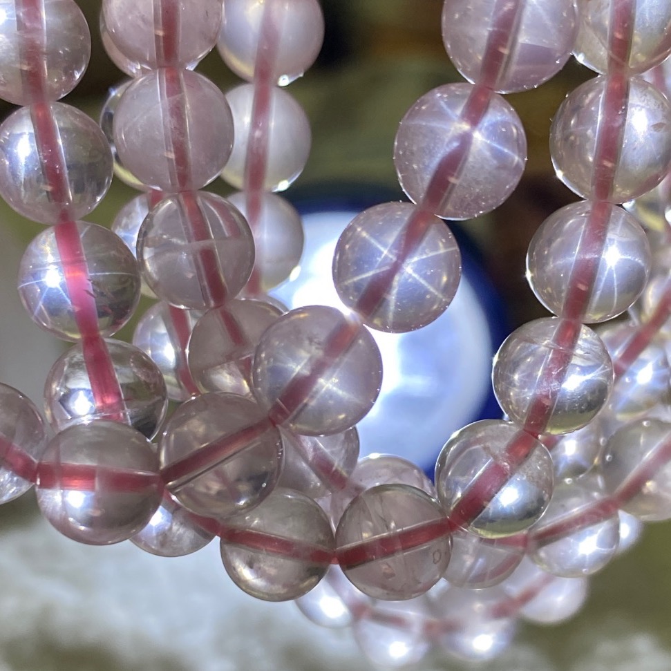 水晶 天然莫三比克 六芒星光粉水晶 好人緣-細節圖3