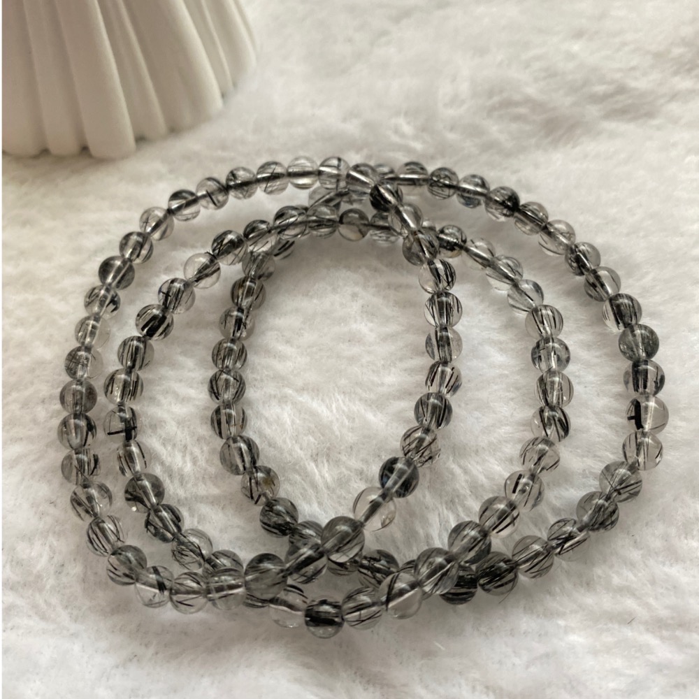 黑髮晶守護手飾 精巧淨透順髮款-細節圖5