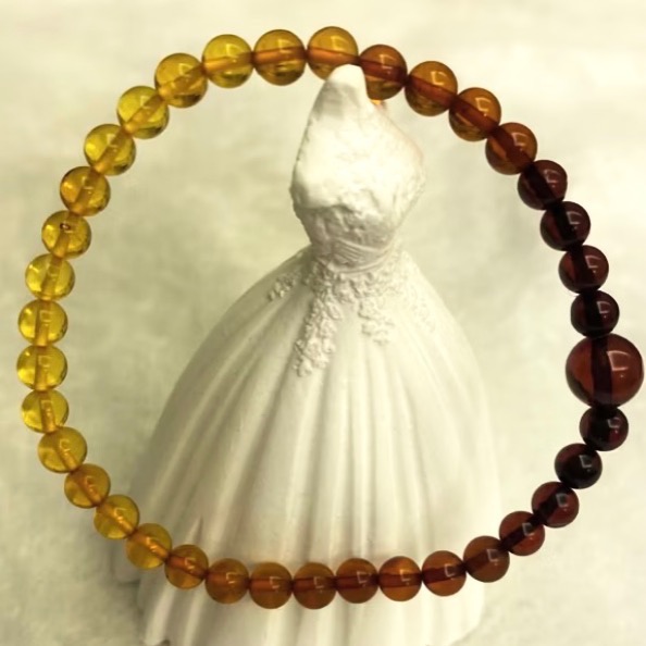 彩虹琥珀 安身補氣血手飾 ￼彩虹珀 8+墨西哥血珀 +波羅的海 5+-細節圖8