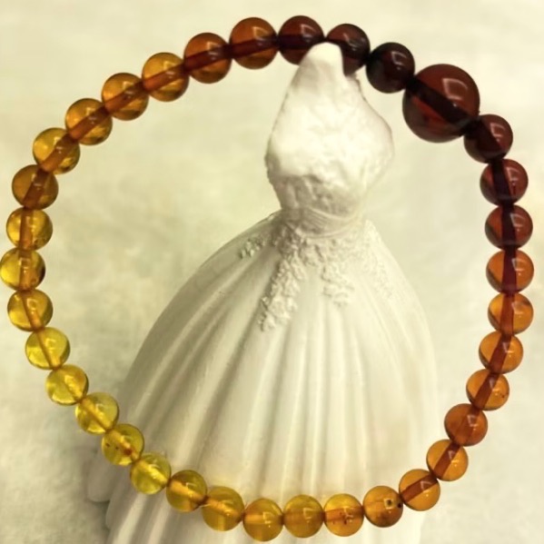 彩虹琥珀 安身補氣血手飾 ￼彩虹珀 8+墨西哥血珀 +波羅的海 5+-細節圖9