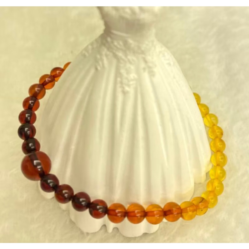 彩虹琥珀 安身補氣血手飾 ￼彩虹珀 8+墨西哥血珀 +波羅的海 5+-規格圖9