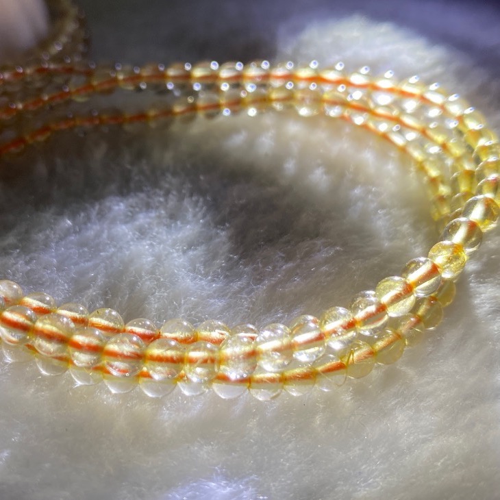 鈦晶 金髮晶 精緻小巧多圈 守護 手飾-細節圖3