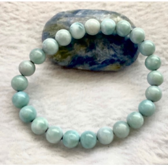 拉利馬 海紋石 多明尼加🇩🇴 國寶石 療癒身心靈 手飾-細節圖5