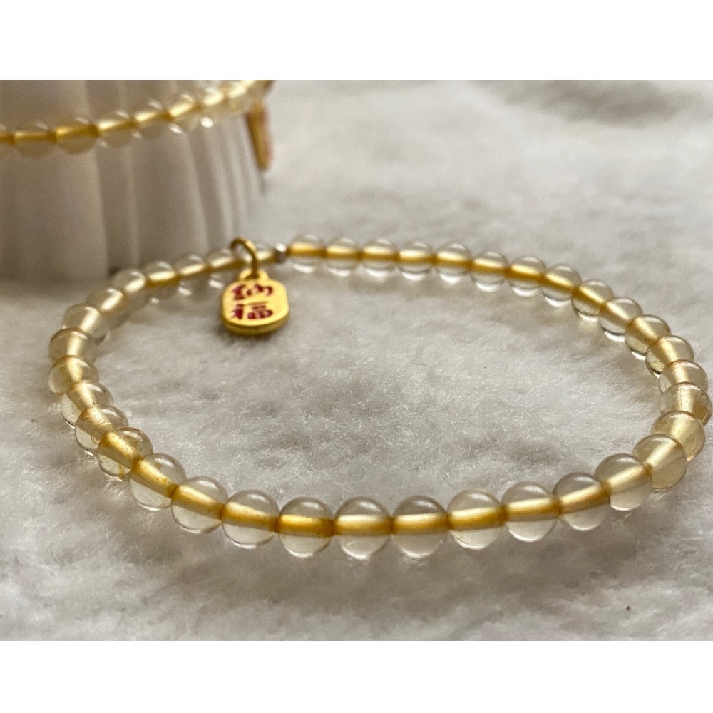 巴西黃水晶 簡約優雅氣質款-細節圖2