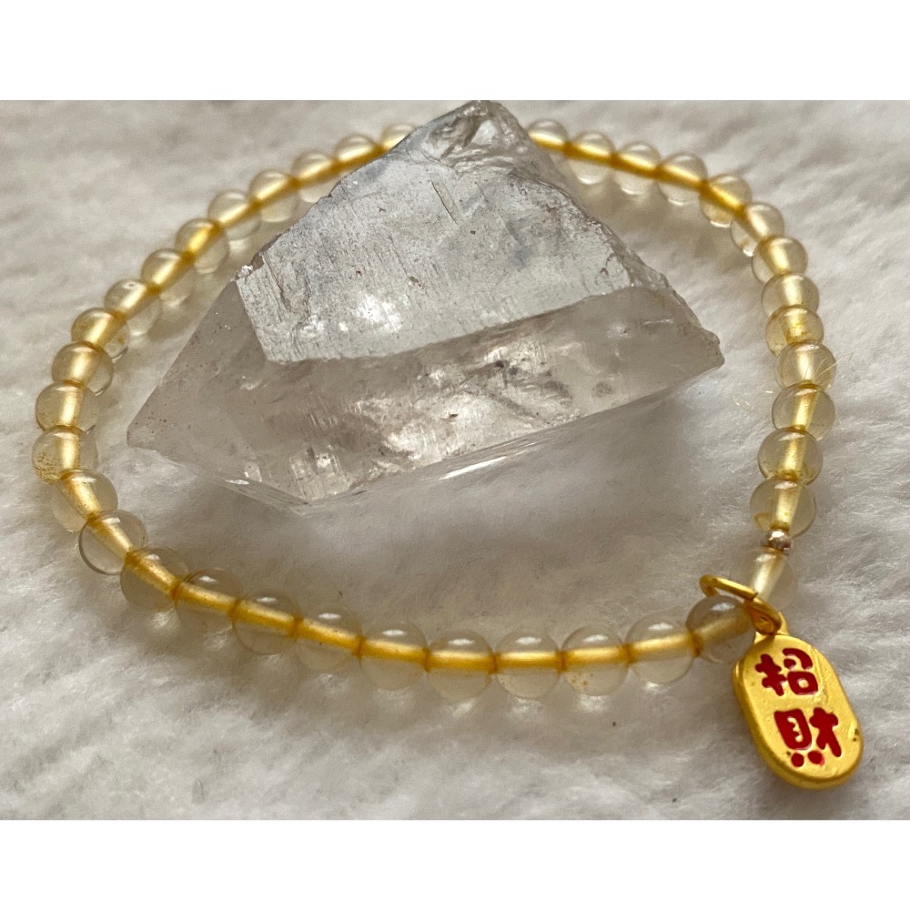 巴西黃水晶 簡約優雅氣質款-細節圖5