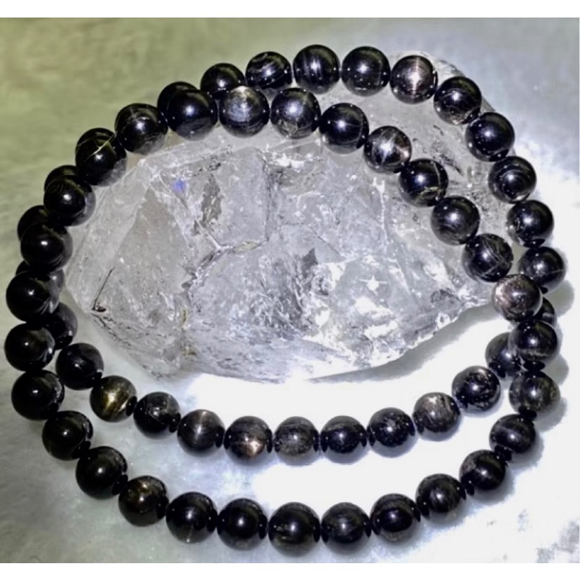 ￼埃及 金運石 星芒貓眼 6.5+ 雙眼 指紋 十字光 顆顆帶光 星芒 埃及好運開運石 精品-規格圖4