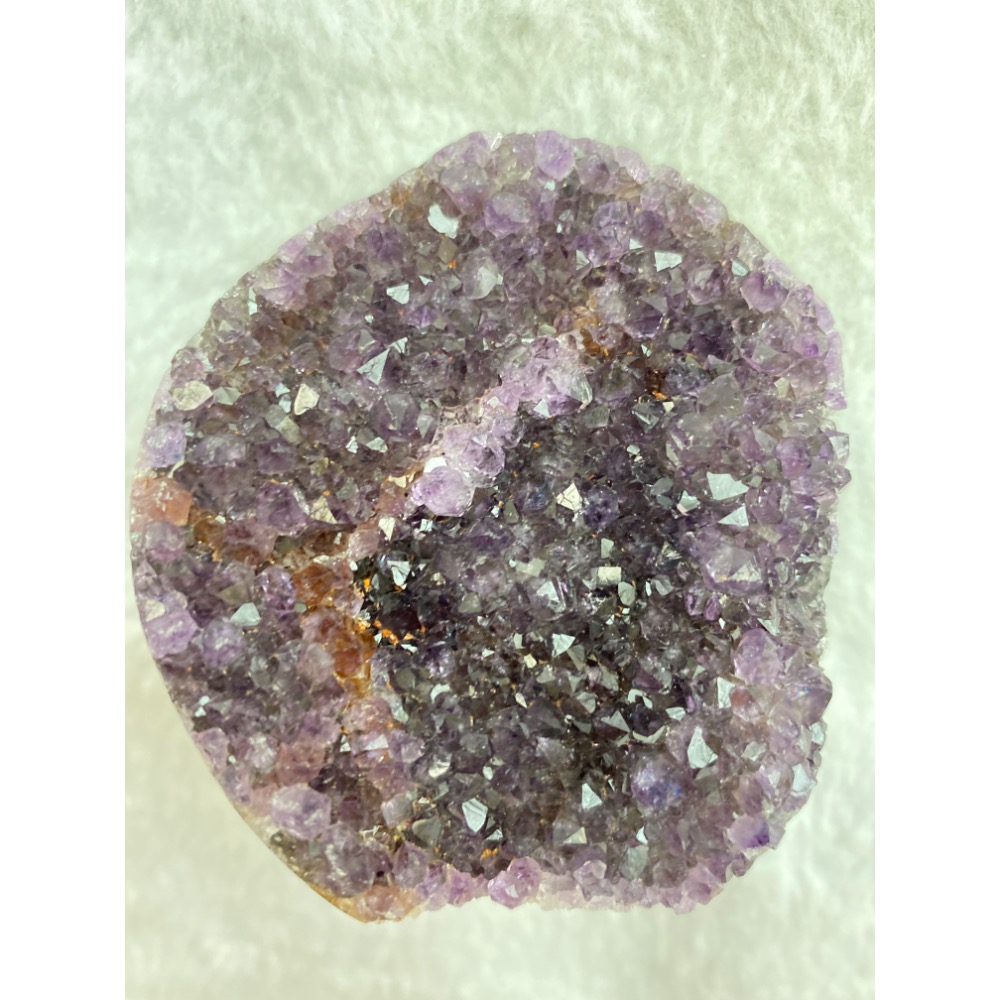 異象晶鎮 辦公室桌擺納福水晶 黑紫綠幽靈金色瑪瑙邊 左後有私房財庫-細節圖7