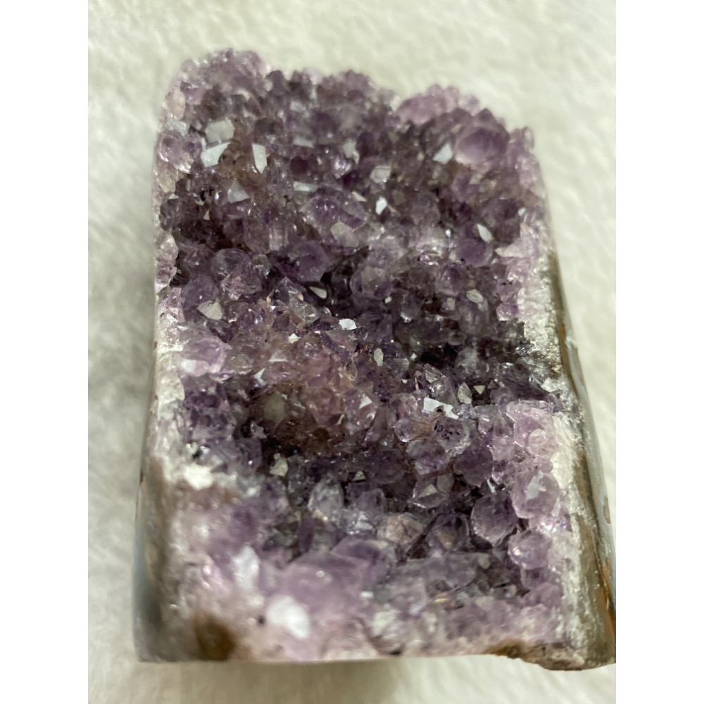 異象晶鎮 辦公室桌擺小物 步步高升帶碧璽共生礦 橘藍千層瑪瑙邊-細節圖8