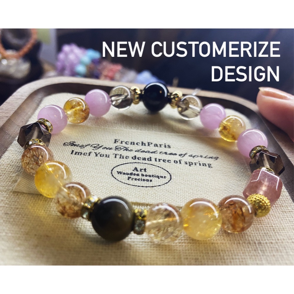 客製化天然水晶手環-細節圖7