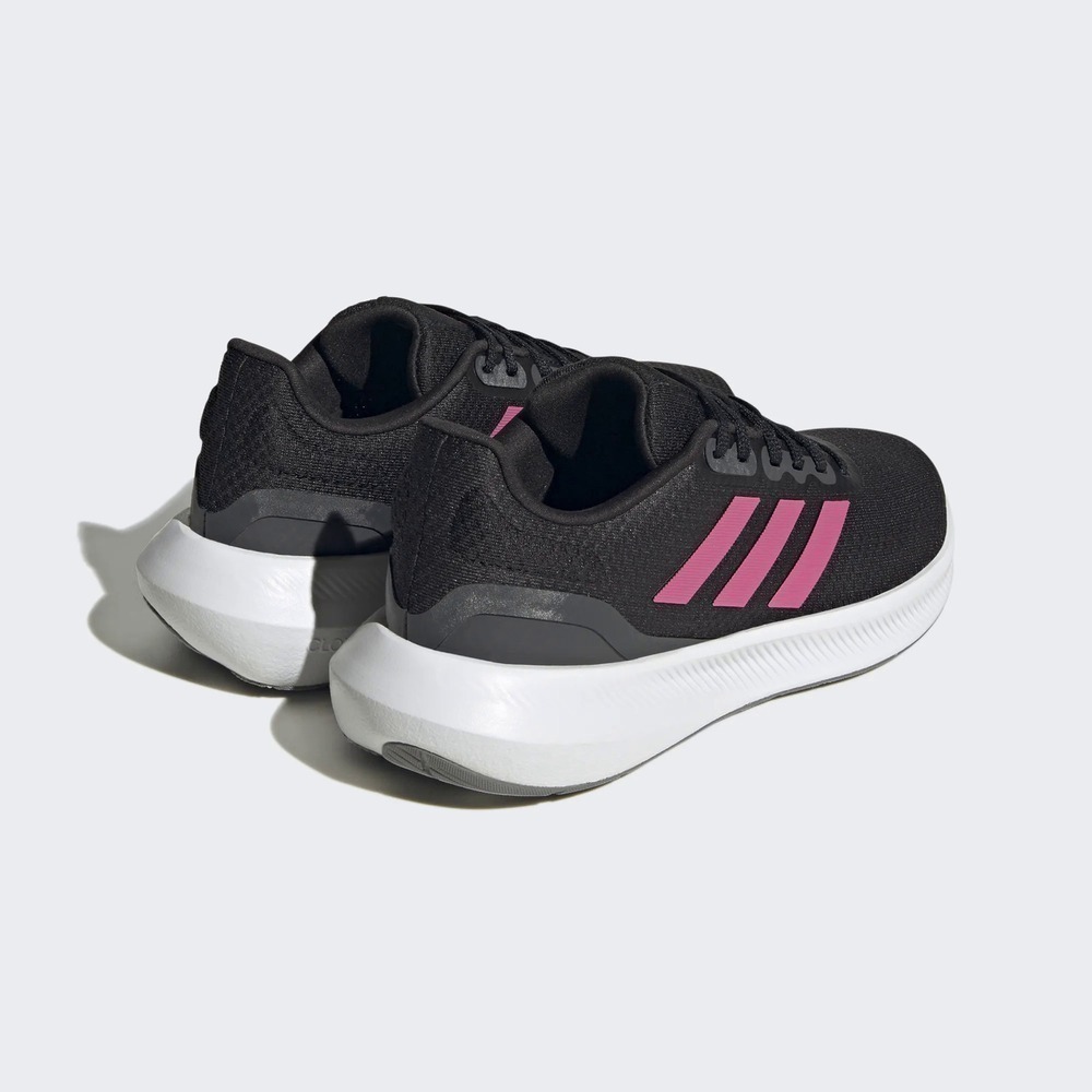 女款 adidas RUNFALCON 3.0 W 跑步鞋 休閒鞋 灰粉 - HP7564-細節圖3
