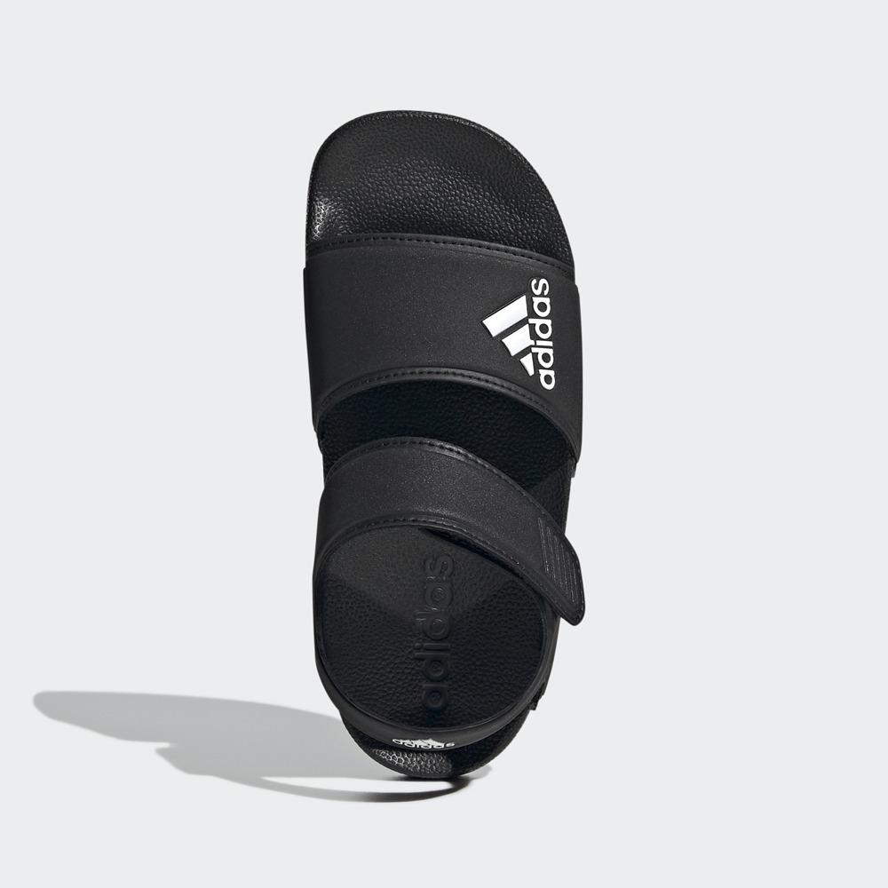 童鞋 adidas ADILETTE 運動涼鞋 黑 - GW0344-細節圖3