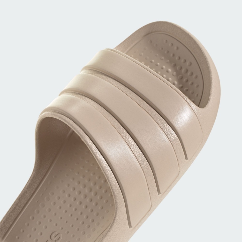 男女款 adidas ADILETTE FLOW 運動拖鞋 涼拖鞋 舒適耐穿 沙色 - IG6859-細節圖6