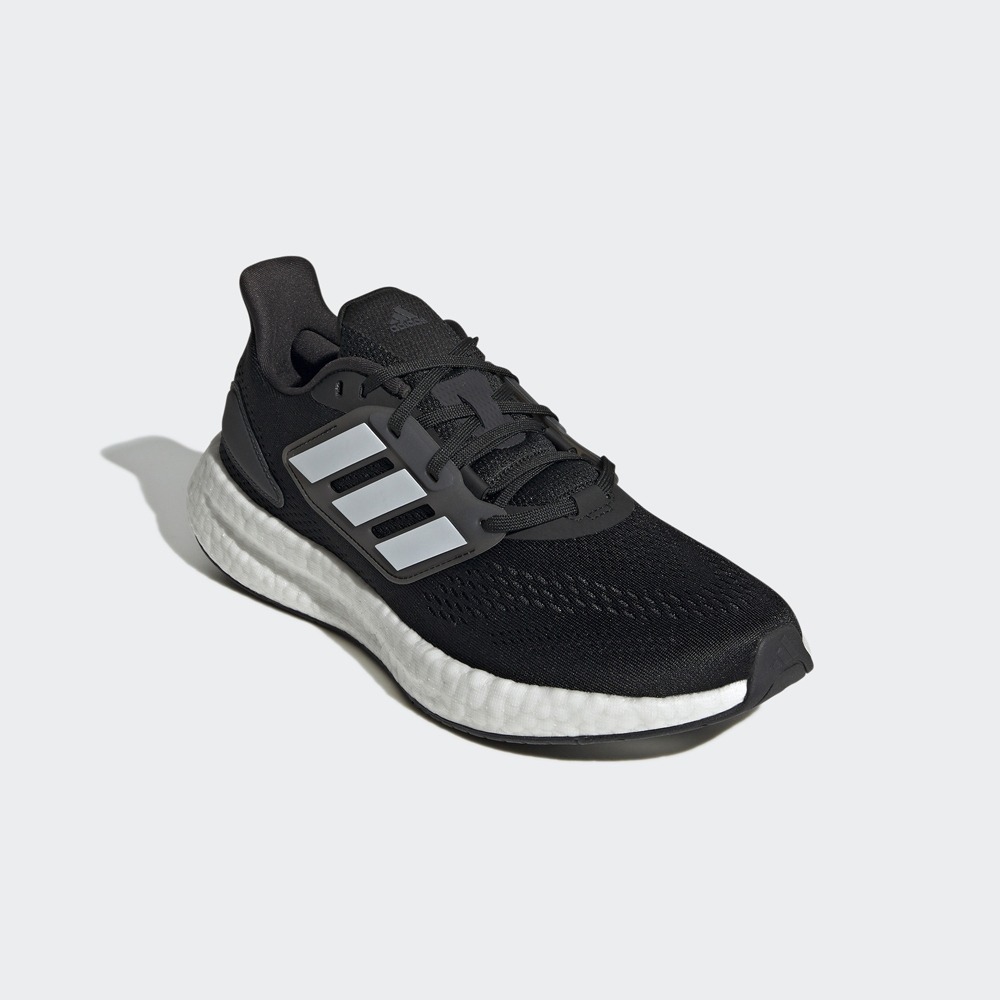 男女款 adidas PUREBOOST 22 緩震 透氣 黑白 - GZ5174-細節圖2