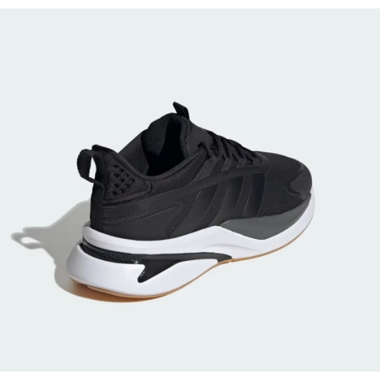 男款 adidas Alpharesponse+ V2 運動休閒鞋 舒適 緩震 黑白 - IE6345-細節圖3