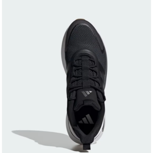 男款 adidas Alpharesponse+ V2 運動休閒鞋 舒適 緩震 黑白 - IE6345-細節圖4