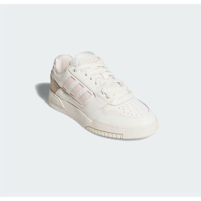 女款 adidas Drop Step Low 2.0 經典 Originals 休閒鞋 皮面 白粉 - JQ0079-細節圖2