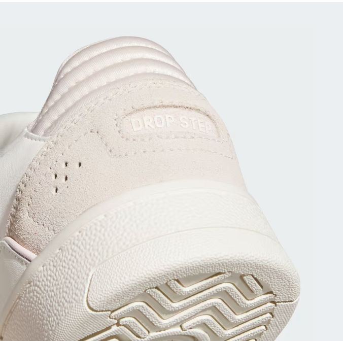 女款 adidas Drop Step Low 2.0 經典 Originals 休閒鞋 皮面 白粉 - JQ0079-細節圖8