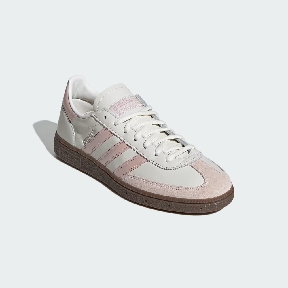 女款 adidas Handball Spezial 三葉草 膠底 休閒鞋 德訓鞋 珠光粉 - JH8661-細節圖2