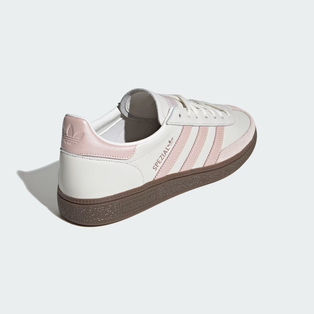 女款 adidas Handball Spezial 三葉草 膠底 休閒鞋 德訓鞋 珠光粉 - JH8661-細節圖3