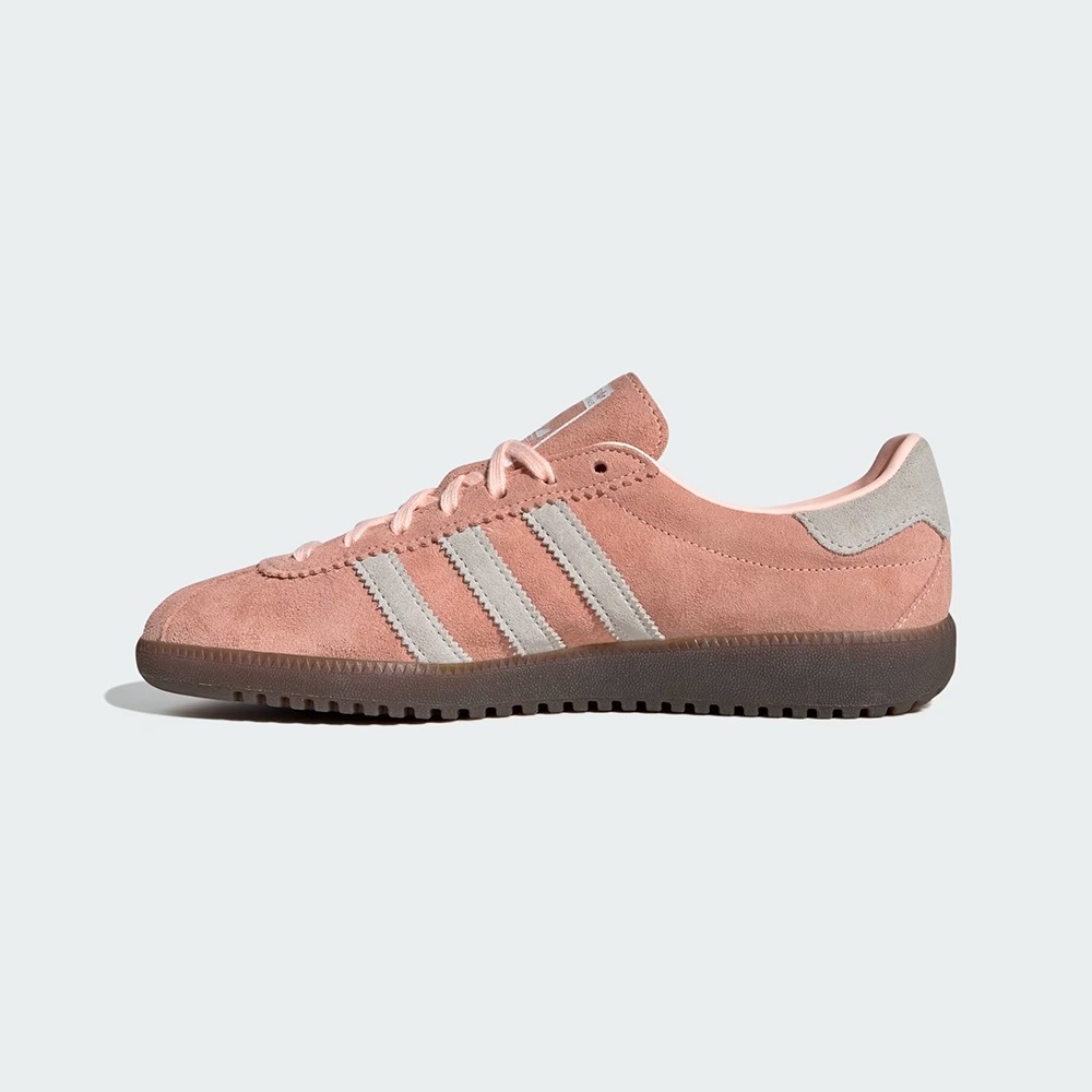 女款 adidas BRMD W 三葉草 經典 滑板鞋 德訓鞋 麂皮 珊瑚橘 - JI2658-細節圖3
