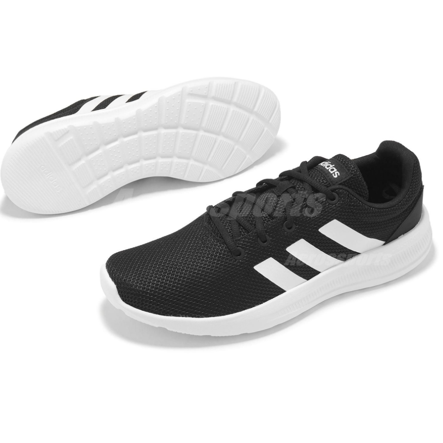 男款 adidas Lite Racer CLN 2.0 慢跑鞋 運動鞋 黑白 - JS3020-細節圖3