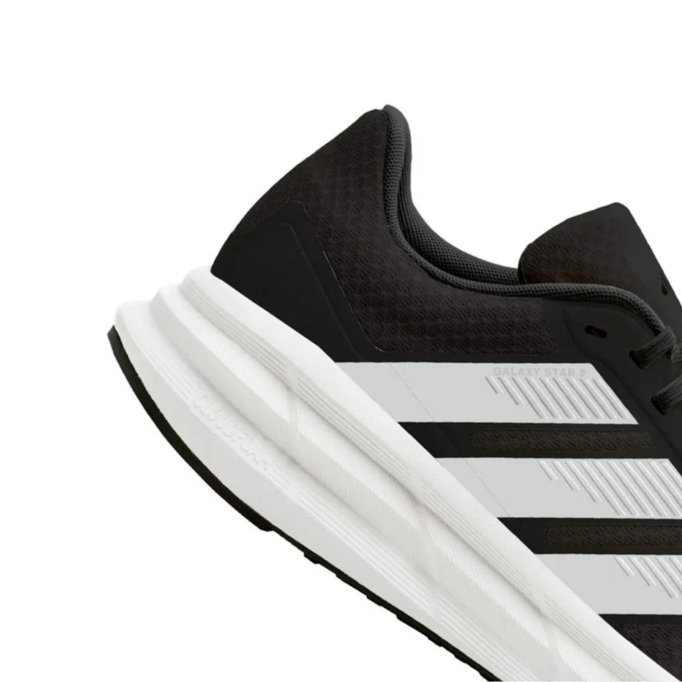 男款 adidas Galaxy Star 2.0 U 慢跑鞋 運動鞋 黑白 - JQ8645-細節圖3