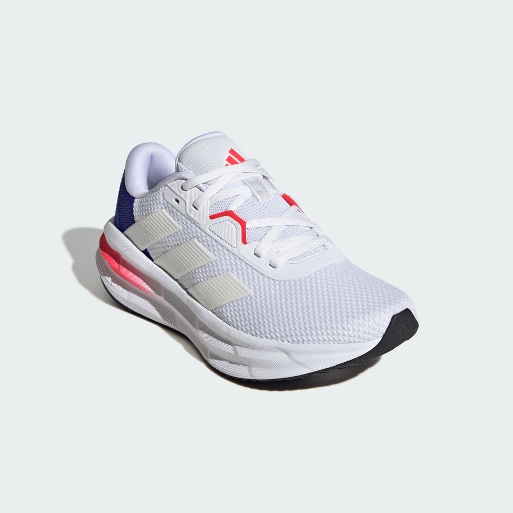 女款 adidas GALAXY 7 慢跑鞋 運動鞋 白藍 螢光橘紅 - JI4605-細節圖2