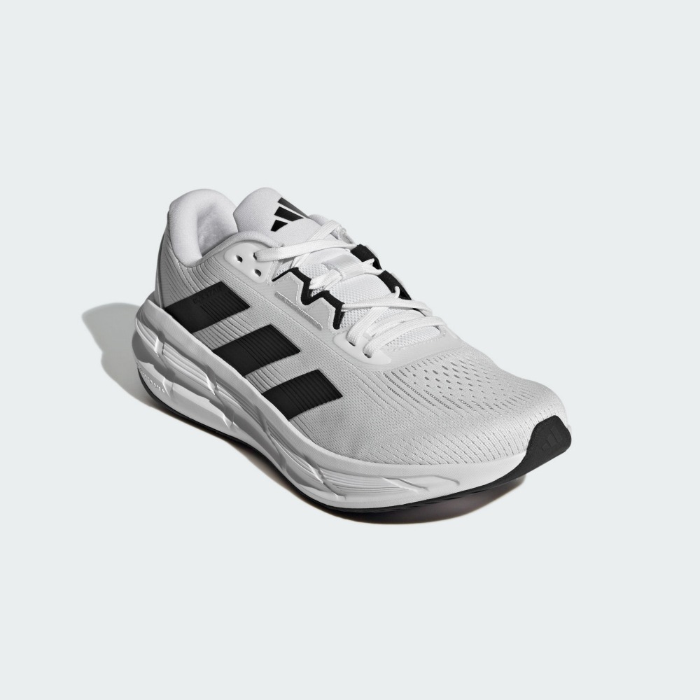 男款 adidas QUESTAR 3 M 緩震 透氣 白黑 - ID6318-細節圖2