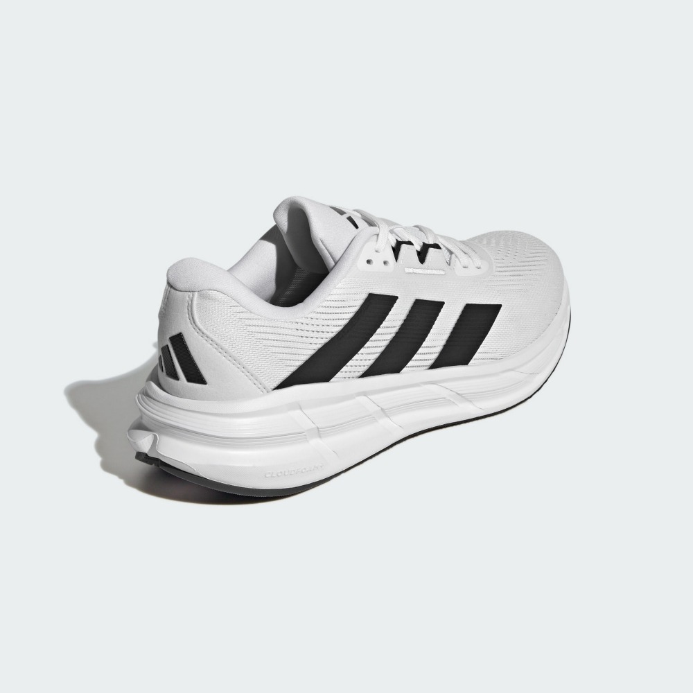 男款 adidas QUESTAR 3 M 緩震 透氣 白黑 - ID6318-細節圖3