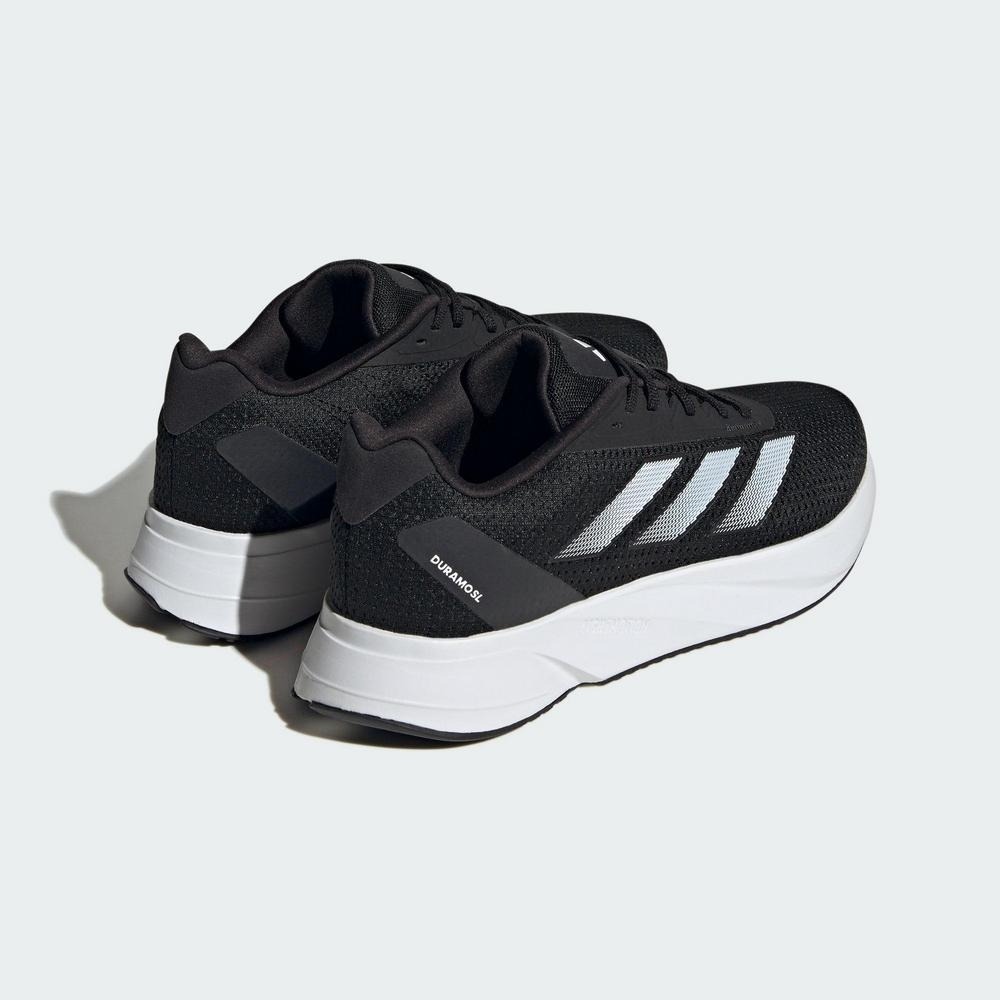 男款 Adidas DURAMO SL M 男慢跑鞋 黑白 - ID9849-細節圖3