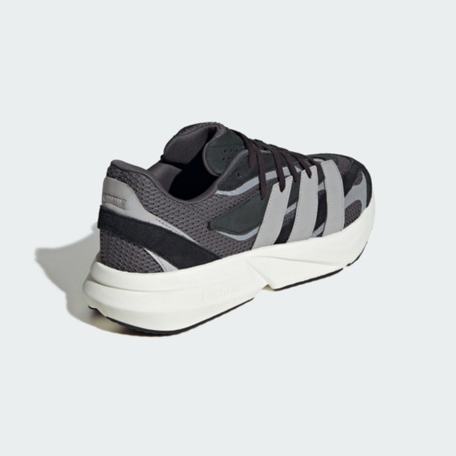 男女款 adidas LIGHTBLAZE 跑鞋 慢跑鞋 運動鞋 黑灰 - JH6943-細節圖3