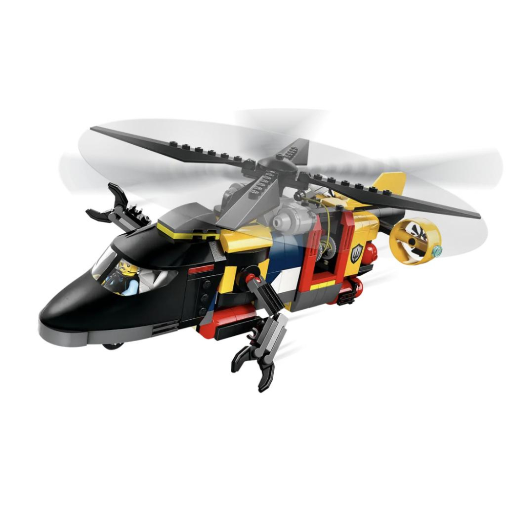 【樂高玩家】LEGO 60462 直升機、消防車和潛水艇套裝-City系列-細節圖5