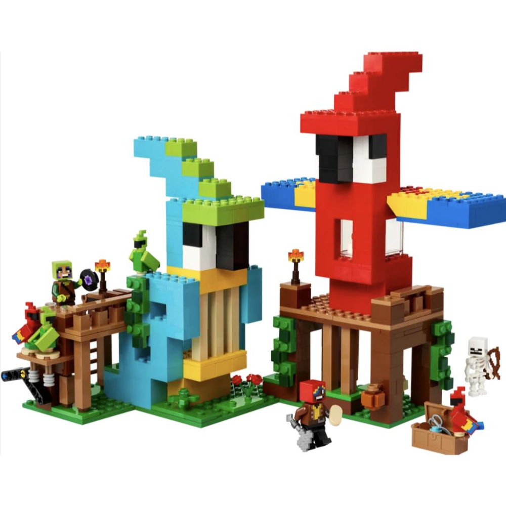 【樂高玩家】LEGO 21282 鸚鵡屋 Minecraft系列-細節圖2