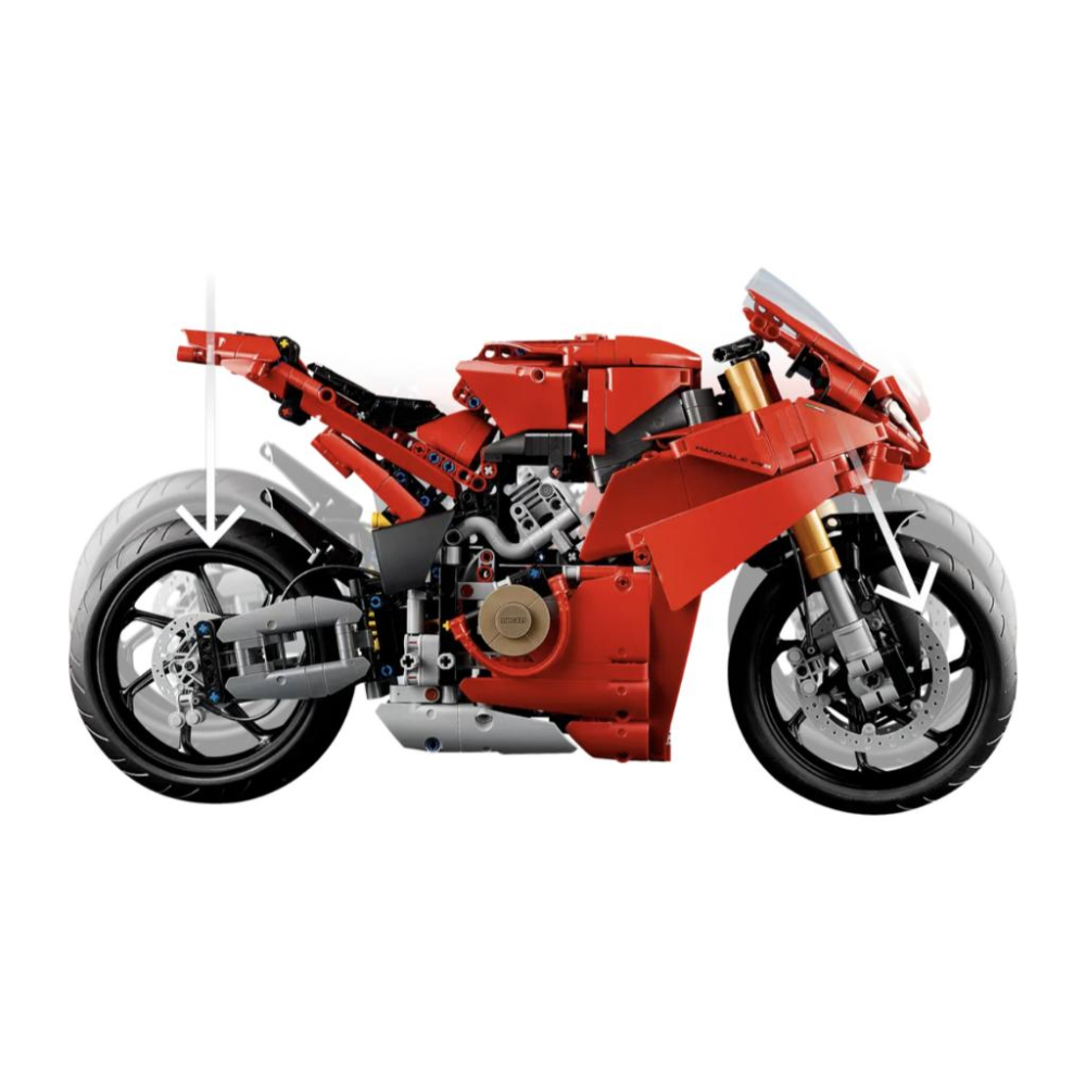 LEGO 42202 杜卡迪 Ducati Panigale V4 S 摩托車【樂高玩家】科技系列-細節圖5