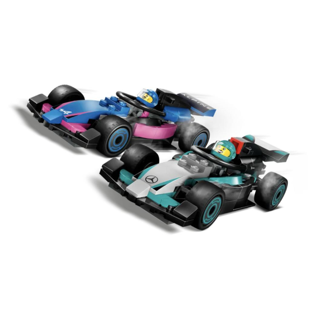 LEGO 60444 F1® 車庫和 Mercedes-AMG 與 Alpine汽車【樂高玩家】City系列-細節圖4