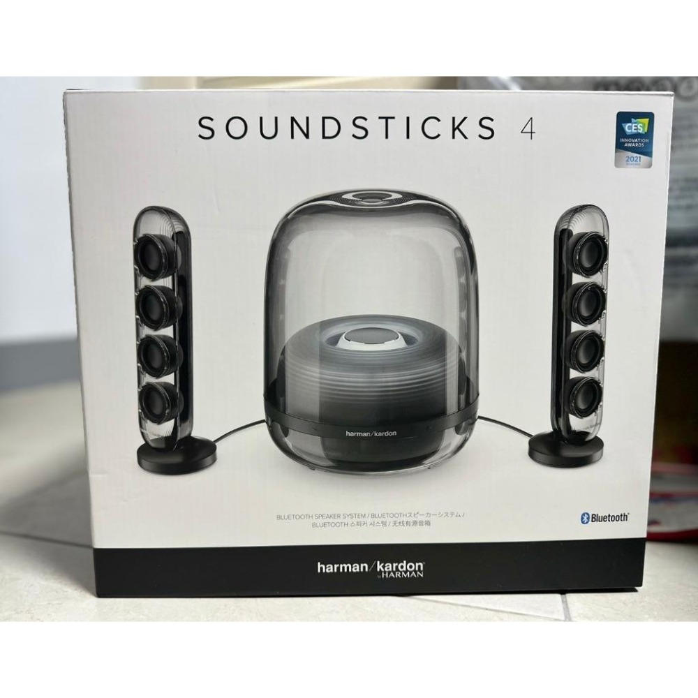 美國 Harman/Kardon SoundSticks 4 哈曼卡頓 藍牙2.1聲道多媒體水母喇叭【瑞比音響】-細節圖2