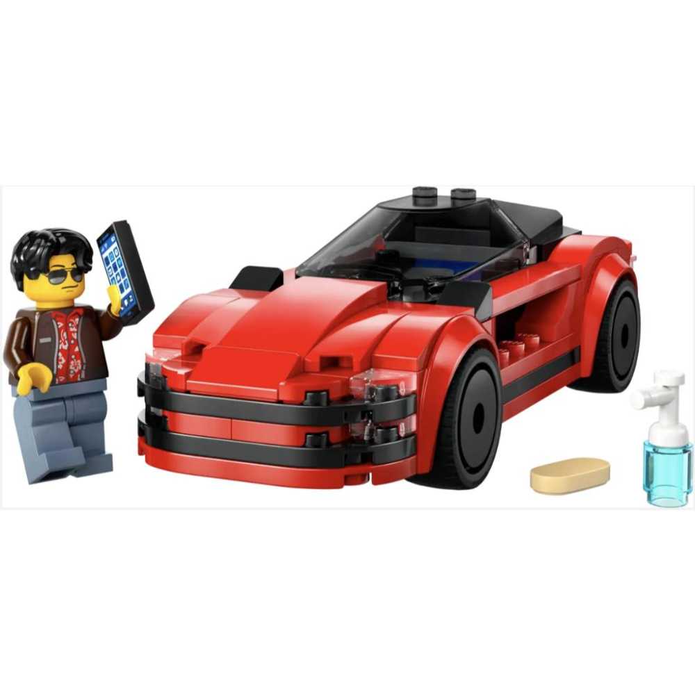 【樂高玩家】LEGO 60448 紅色跑車-City系列-細節圖2