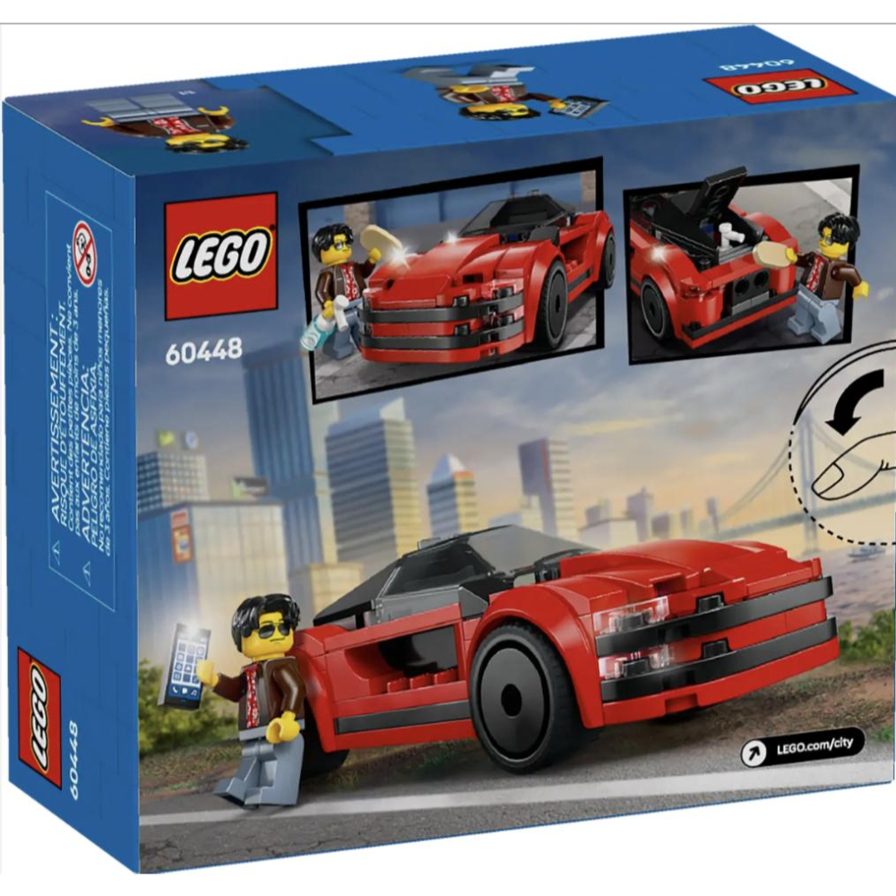 【樂高玩家】LEGO 60448 紅色跑車-City系列-細節圖8