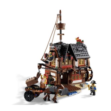 【樂高玩家】LEGO 31109 海盜船 / 骷髏島 驛站 Creator 三合一 系列-細節圖5