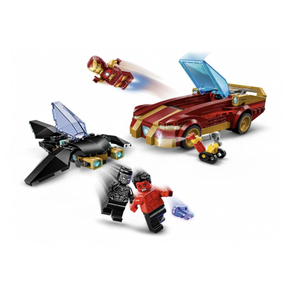 LEGO樂高 76310 鋼鐵人汽車和黑豹大戰紅浩克【樂高玩家】Marvel系列-細節圖4