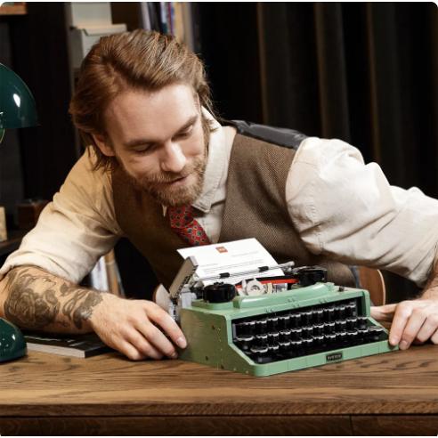 LEGO樂高 21327 打字機【樂高玩家】icons系列-細節圖3