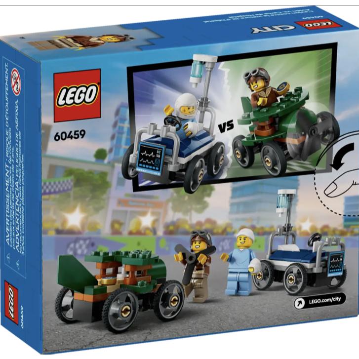 【樂高玩家】LEGO 60459 飛機vs.病床賽車套裝-City系列-細節圖6